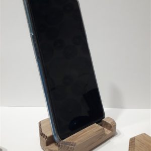 Support pour smartphone en bois de chêne